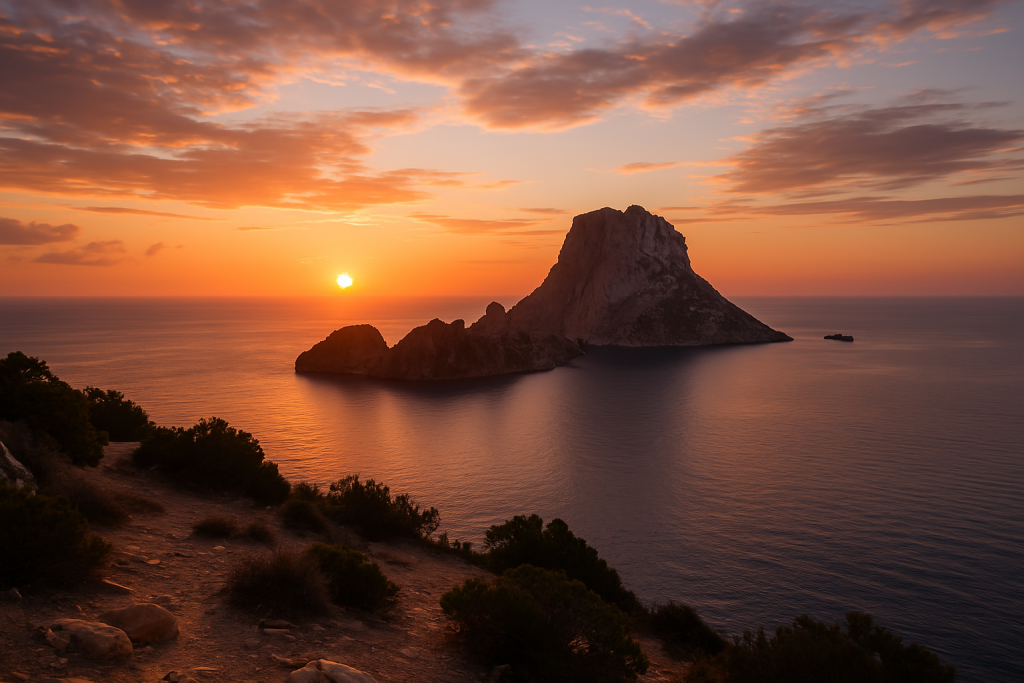 amanecer en ibiza